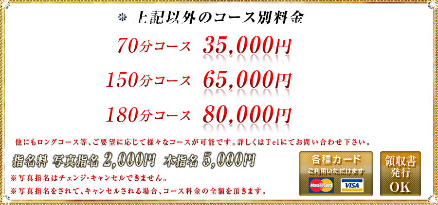 コース別料金