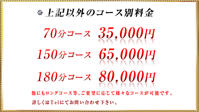 その他の料金